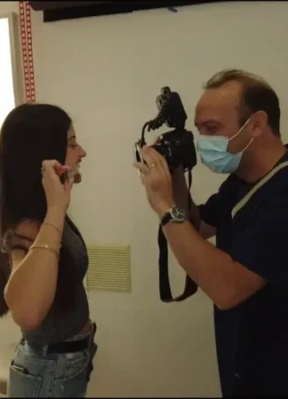 séance photo pour la fin d un traitement orthodontique